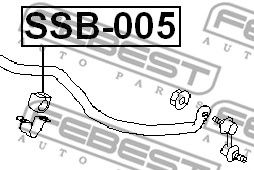 Bucsa, bara stabilizatoare SUBARU IMPREZA/LEGACY 2,5/3,0/2,0D 03-09