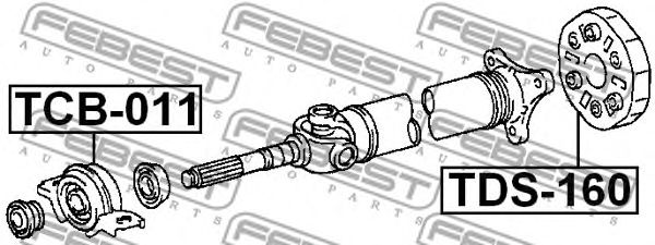 lagar central,cardan LEXUS GS/LS 3,0-4,3 97-06