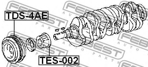 Roata dintata, arbore cotit TOYOTA COROLLA (97-99), PASEO (95-99), TERCEL (94-99) 1.3/1.5 16V