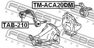 Rulment, diferential TOYOTA T. RAV 4 2,0 4WD 00-05