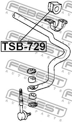 Bucsa, bara stabilizatoare TOYOTA LAND CRUISER 3,0 TD/3,4 24V 96-02