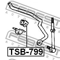 Bucsa, bara stabilizatoare LEXUS GX470 UZJ120 2002.11-2009.08 [US]