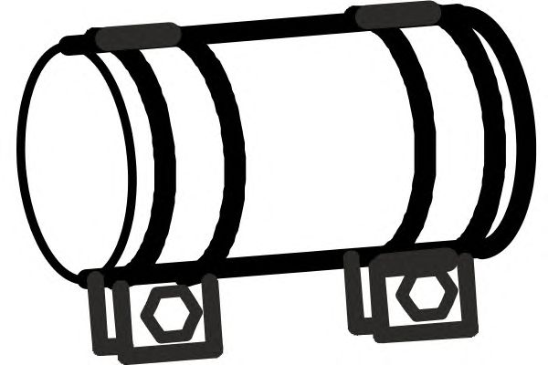 Conector teava, sistem de esapament