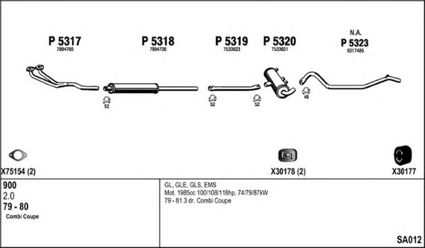 Sistem de esapament