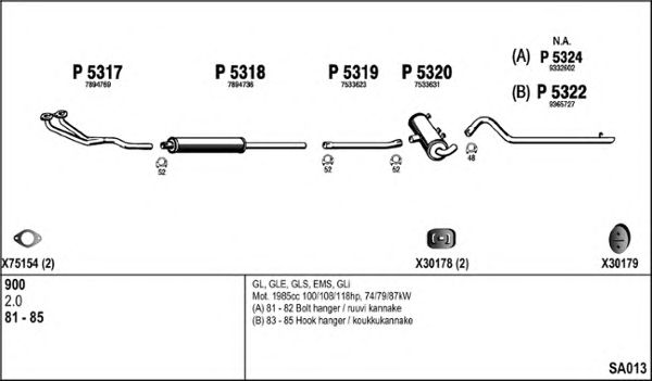 Sistem de esapament