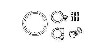 Set montare, catalizator; Set montaj, filtru funingine/particule