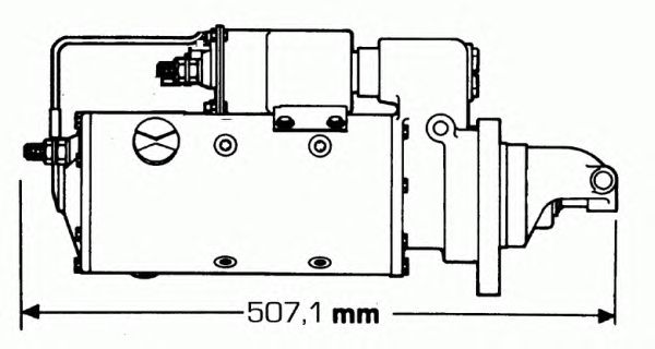 Pinion electromotor