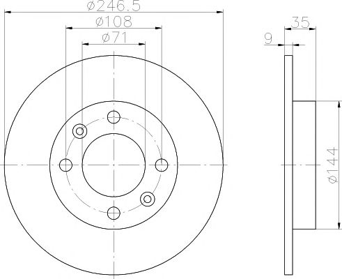 Disc frana