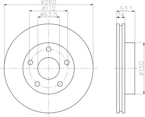 Disc frana FORD SCORPIO