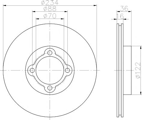 Disc frana