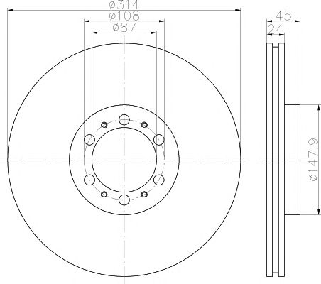 Disc frana