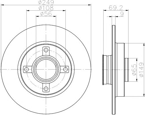 Disc frana