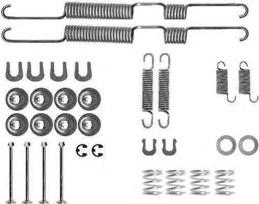 Set accesorii, sabot de frana