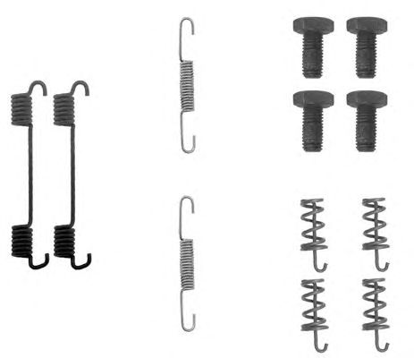 set accesorii, saboti frana parcare