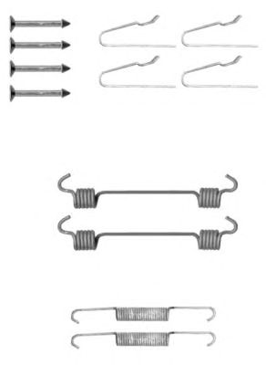 set accesorii, saboti frana parcare