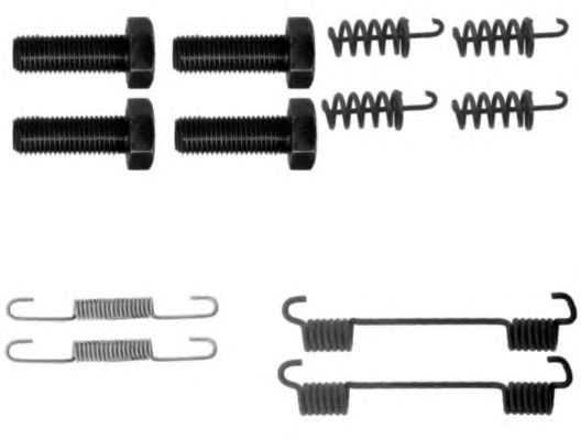 set accesorii, saboti frana parcare