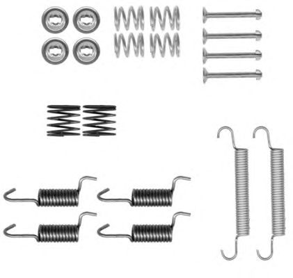 set accesorii, saboti frana parcare