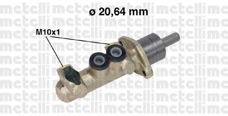 Pompa centrala, frana ALFA ROMEO 156 1,6-2,5 V6 24V 97-05 BOSCH 20,64 MM