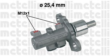 Pompa centrala, frana VW A4/A6/A8 95- 25,40 2,5-3,7 LUCAS