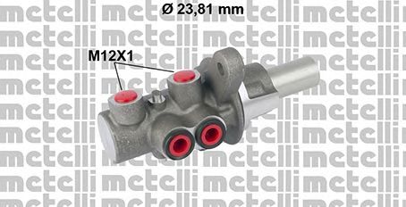 Pompa centrala, frana FIAT DOBLO 1,3-2,0 D 10- + ABS + ESP BOSCH 23,81 MM