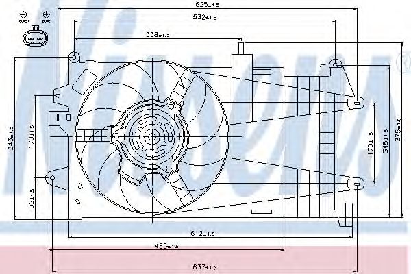 Ventilator, radiator