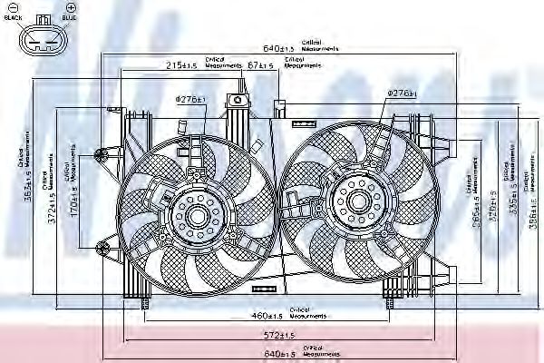 Ventilator, radiator