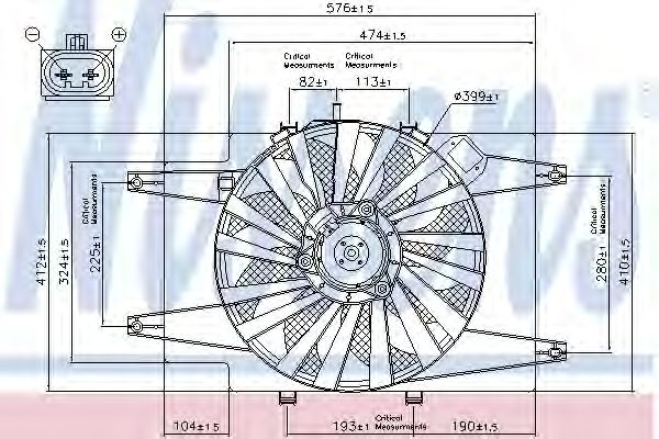 Ventilator, radiator