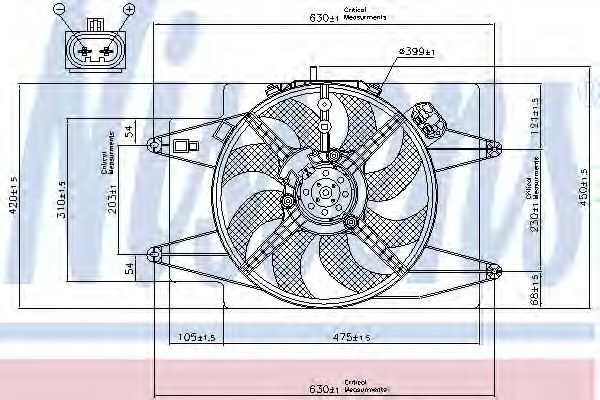 Ventilator, radiator