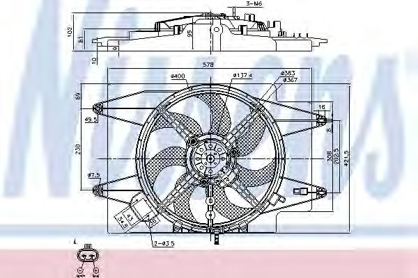 Ventilator, radiator