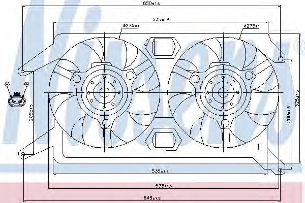 Ventilator, radiator