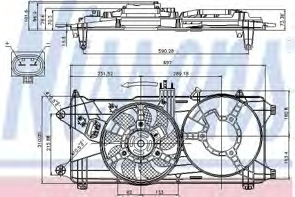 Ventilator, radiator