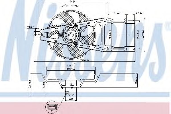 Ventilator, radiator