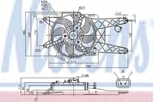 Ventilator, radiator