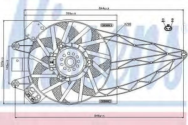 Ventilator, radiator