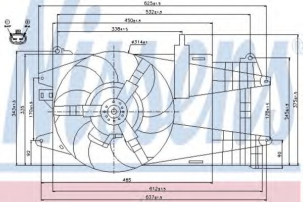 Ventilator, radiator