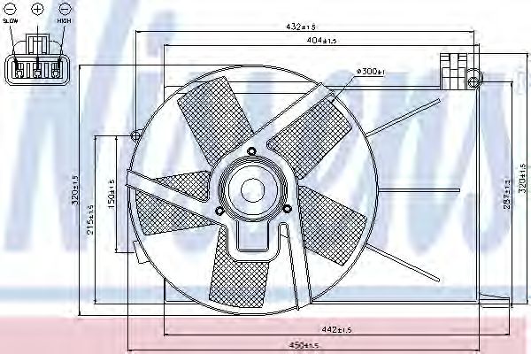 Ventilator, radiator