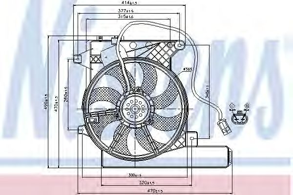 Ventilator, radiator