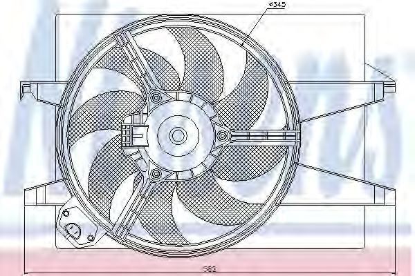 Ventilator, radiator