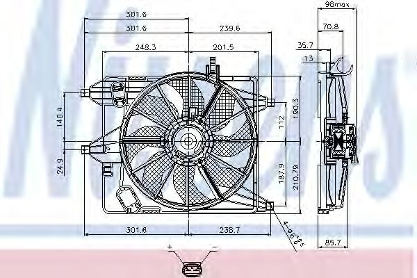 Ventilator, radiator