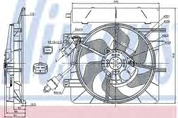 Ventilator, radiator