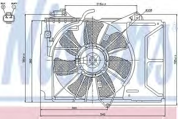 Ventilator, radiator