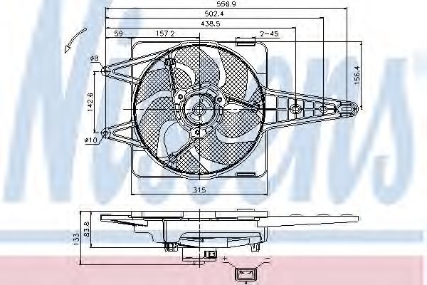 Ventilator, radiator