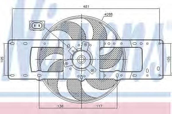 Ventilator, radiator