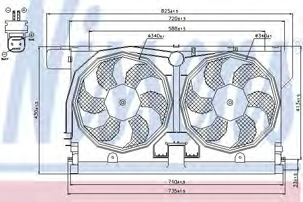 Ventilator, radiator