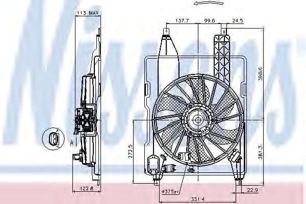 Ventilator, radiator