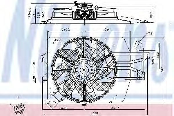 Ventilator, radiator