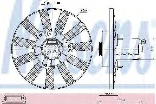 Ventilator, radiator