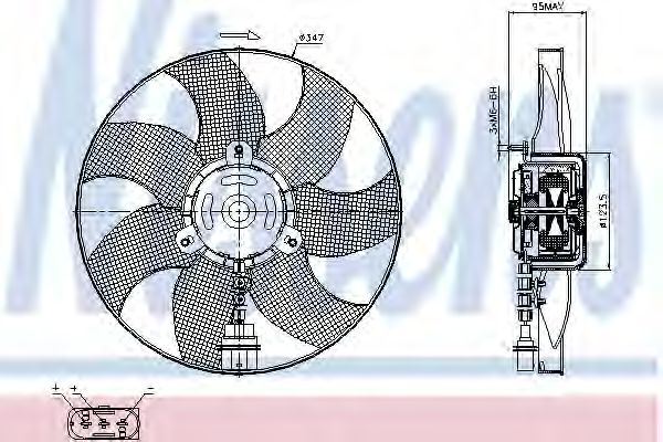 Ventilator, radiator