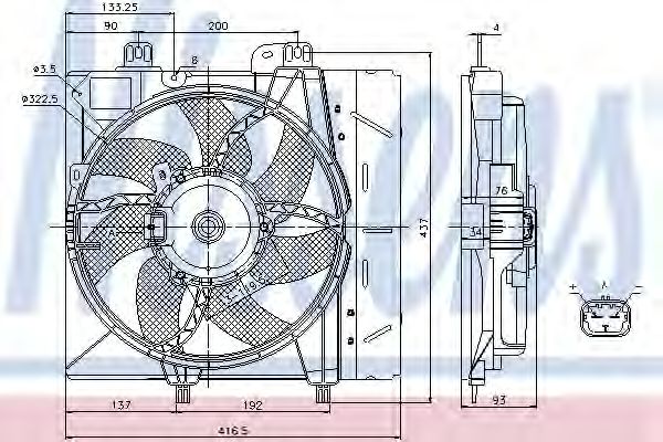 Ventilator, radiator