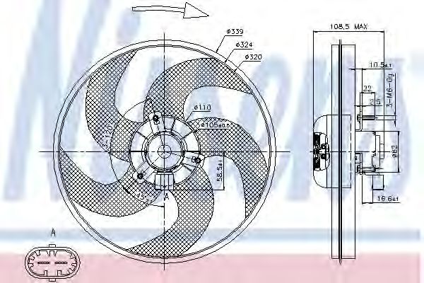 Ventilator, radiator